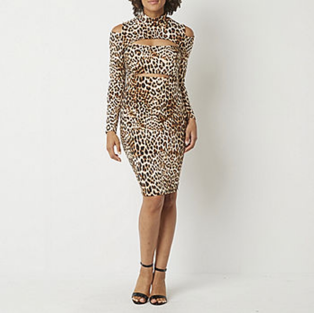 Midi Animal Print Dress